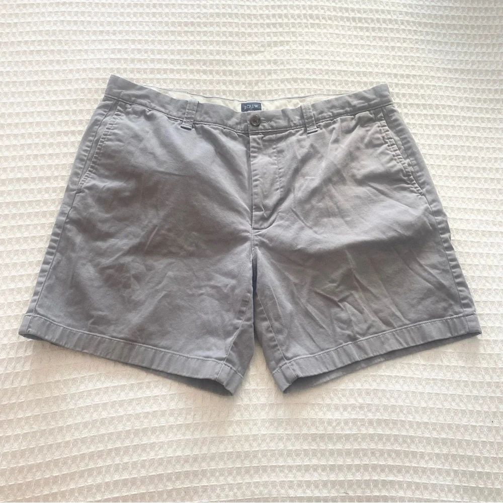 J. Crew factory 7” flex chino Shorts size 36